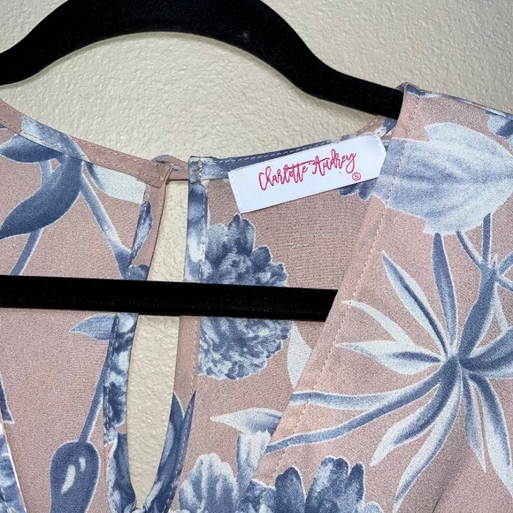 Floral Print Romper - Picture 3 of 5